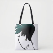 Gesepikte ombre canvas tassen (Voorkant)