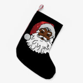 gesequeneerde zwarte santa claus kleine kerstsok (Voorkant (Hangend))
