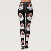 gesequeneerde zwarte santa claus leggings (Achterkant)