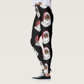 gesequeneerde zwarte santa claus leggings (Links)