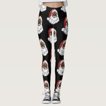 gesequeneerde zwarte santa claus