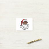 gesequeneerde zwarte santa claus post-it® notes (Op bureau)
