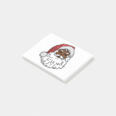 gesequeneerde zwarte santa claus post-it® notes (Schuin)