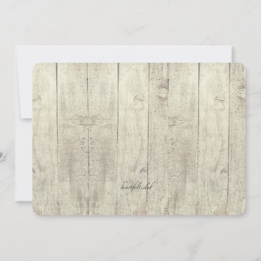 Geserveerd met liefde uitnodiging (Achterkant)