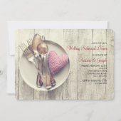 Geserveerd met liefde uitnodiging (Voorkant)