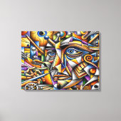 Gesicht Canvas Afdruk (Voorkant)