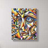 Gesicht Canvas Afdruk (Voorkant)