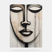 Gesicht - face acryl bord (Voorkant)