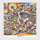 Gesicht Sticker (Vel)