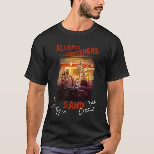 Gesigneerd Allbot Brothers Band T-shirt (Voorkant)