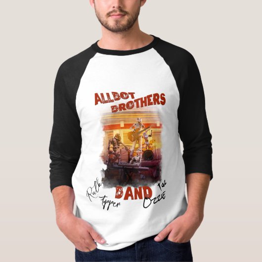 Gesigneerd Allbot Brothers Band T-shirt (Voorkant)