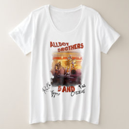 Gesigneerd Allbot Brothers Band T-shirt