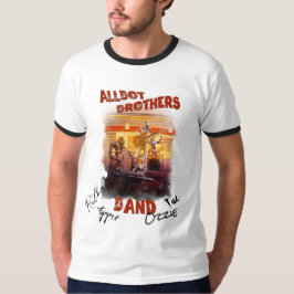 Gesigneerd Allbot Brothers Band T-shirt