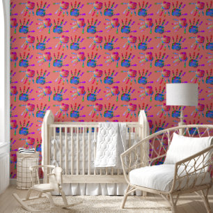 Gesigneerd door de kunstenaar Blush Behang