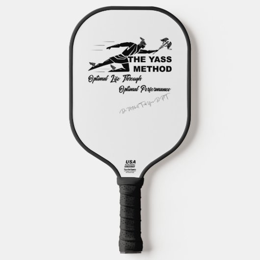 Gesigneerd Pickleball Racket (Voorkant)