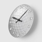 Gesigneerde golfbalcadeaus ronde klok (Hoek)