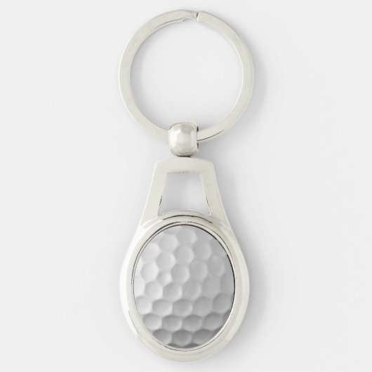 Gesigneerde golfbalcadeauseries sleutelhanger (Voorkant)