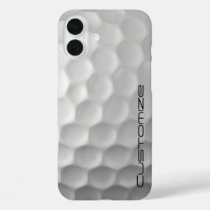 Gesigneerde Serie Gepersonaliseerde Golfbal Cadeau iPhone 16 Plus Hoesje