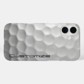Gesigneerde Serie Gepersonaliseerde Golfbal Cadeau Case-Mate iPhone Case (Achterkant (horizontaal))