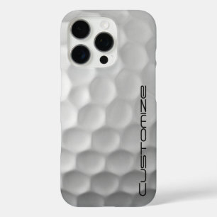 Gesigneerde Serie Gepersonaliseerde Golfbal Cadeau iPhone 16 Pro Hoesje