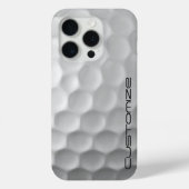 Gesigneerde Serie Gepersonaliseerde Golfbal Cadeau Case-Mate iPhone Case (Achterkant)