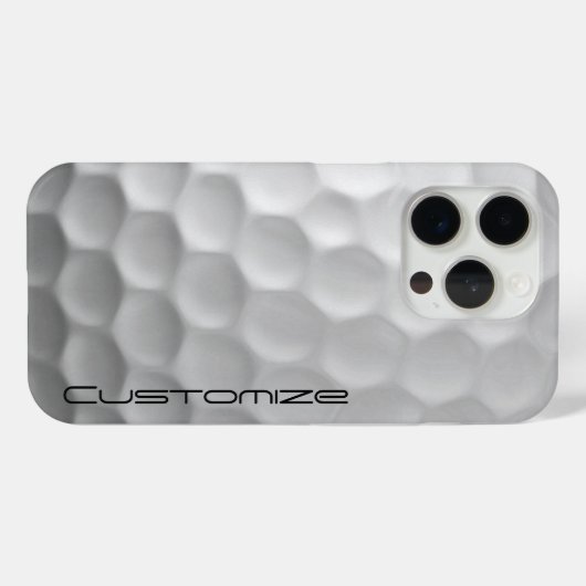 Gesigneerde Serie Gepersonaliseerde Golfbal Cadeau Case-Mate iPhone Case (Achterkant (horizontaal))