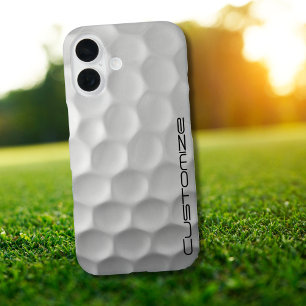 Gesigneerde Serie Gepersonaliseerde Golfbal Cadeau iPhone 16 Hoesje