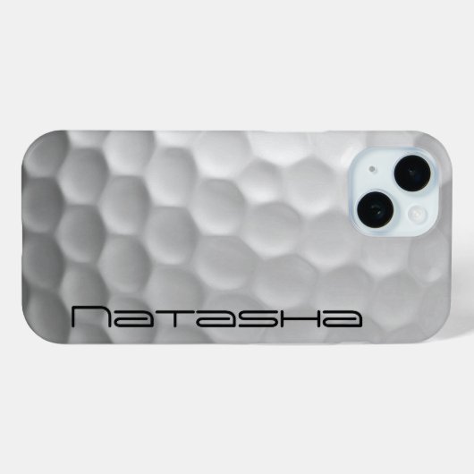 Gesigneerde Serie Gepersonaliseerde Golfbal Cadeau Case-Mate iPhone Case (Achterkant (horizontaal))