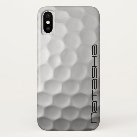 Gesigneerde Serie Gepersonaliseerde Golfbal Cadeau Case-Mate iPhone Case (Achterkant)