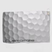 Gesigneerde Serie Gepersonaliseerde Golfbal Cadeau Golfhanddoek (Horizontaal)