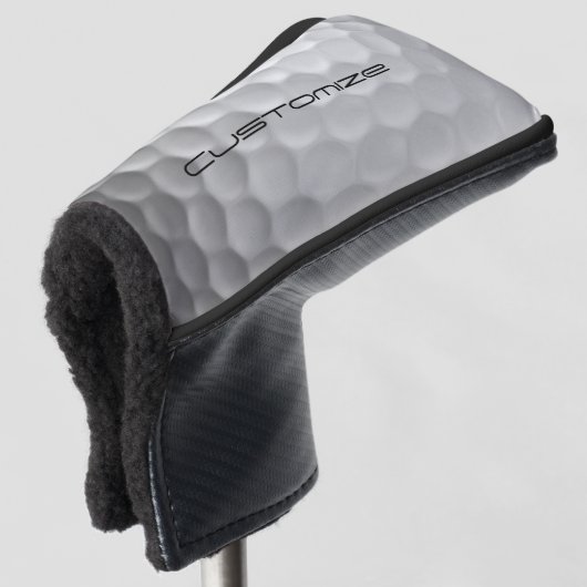 Gesigneerde Serie Gepersonaliseerde Golfbal Cadeau Golfheadcover (3/4 voorkant)