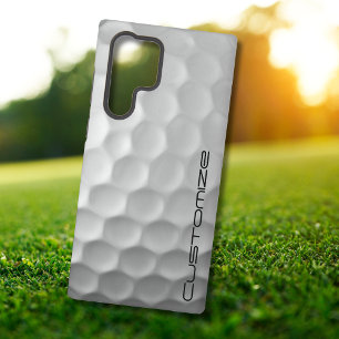 Gesigneerde Serie Gepersonaliseerde Golfbal Cadeau Samsung Galaxy Hoesje