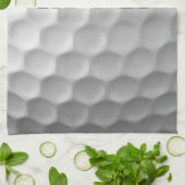 Gesigneerde Serie Gepersonaliseerde Golfbal Cadeau Theedoek (Gevouwen)