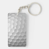 Gesigneerde serie gepersonaliseerde golfbalcadeaus sleutelhanger (achterkant)