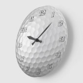 Gesigneerde Serie Golfbal Geschenken Grote Klok (Hoek)