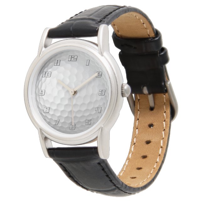 Gesigneerde Serie Golfbal Geschenken Horloge (Gekanteld)