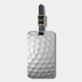 Gesigneerde serie golfbalcadeaus bagagelabel (Voorkant verticaal)