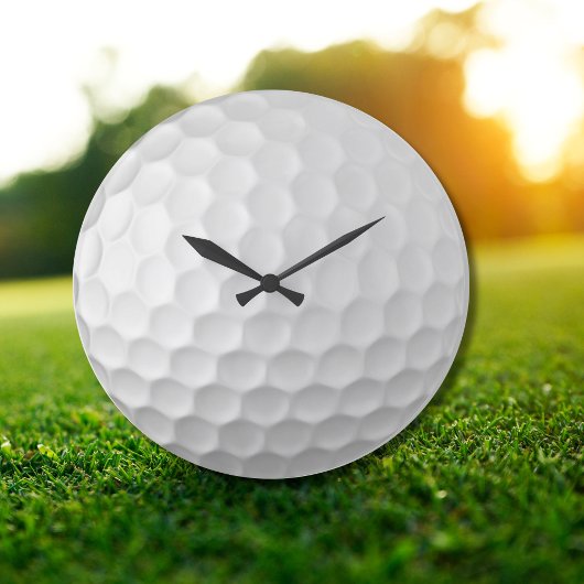 Gesigneerde serie golfbalcadeaus grote klok