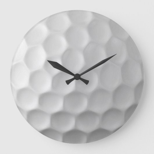 Gesigneerde serie golfbalcadeaus grote klok (Voorkant)