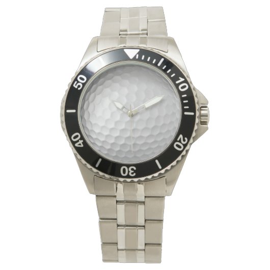 Gesigneerde serie golfbalcadeaus horloge (Voorkant)