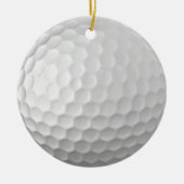 Gesigneerde serie golfbalcadeaus keramisch ornament (Voorkant)