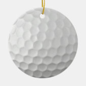 Gesigneerde serie golfbalcadeaus keramisch ornament (Voorkant)