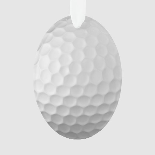 Gesigneerde serie golfbalcadeaus ornament (achterkant)