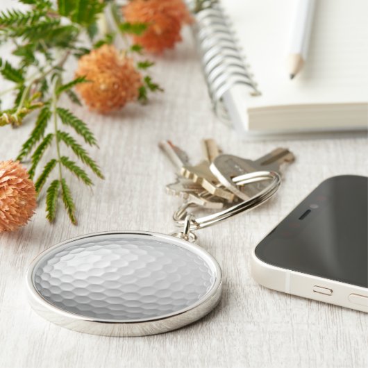 Gesigneerde serie golfbalcadeaus sleutelhanger (Zijkant)