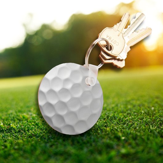 Gesigneerde serie golfbalcadeaus sleutelhanger