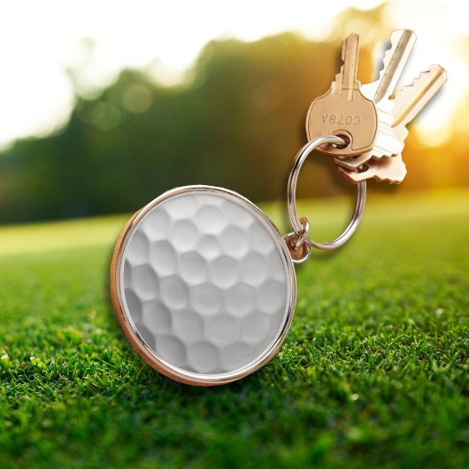 Gesigneerde serie golfbalcadeaus sleutelhanger