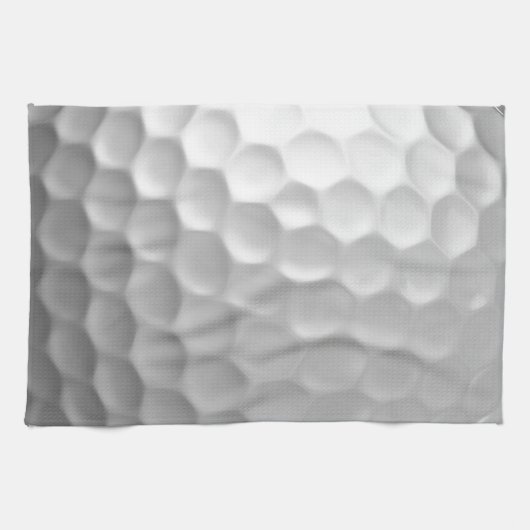 Gesigneerde serie golfbalcadeaus theedoek (Horizontaal)
