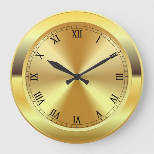 Gesimuleerd goud grote klok (Voorkant)