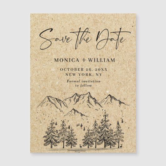 Gesimuleerd Kraft Paper bewaart de Datum Magnetisc (Voorkant)