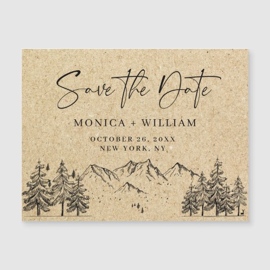 Gesimuleerd Kraft Paper bewaart de Datum Magnetisc (Voorkant)